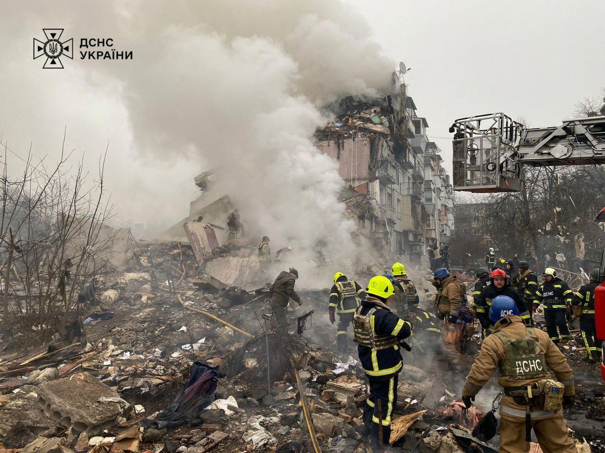 At least 3 dead, 10 injured in Poltava after Russian missile strike on residential building