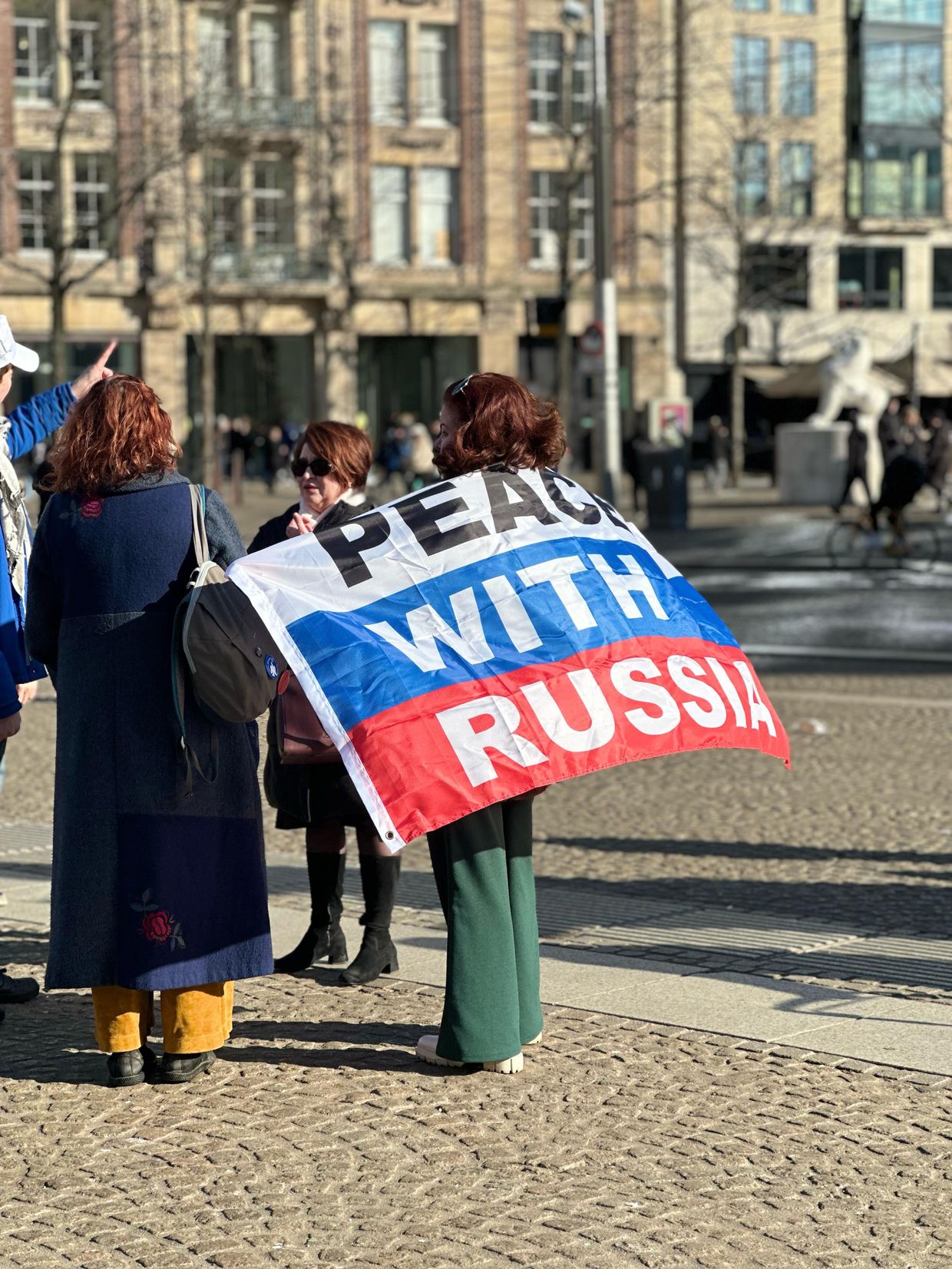 As Ukraine peace talks continue, pro-Russians in Europe are demonstrating to ‘stop Zelensky’