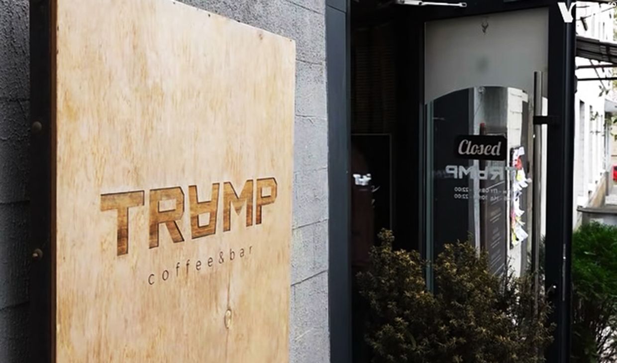 Kyiv coffee shop drops 'Trump' name amid growing discontent with US president