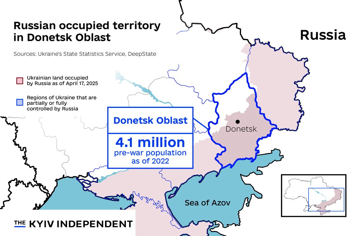 What to know about the 5 ‘key territories’ at the heart of Ukraine peace talks